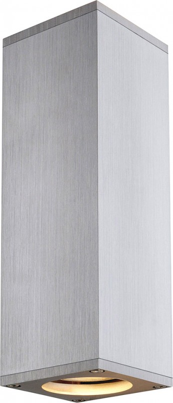 SLV THEO UP/DOWN, applique intérieure, alu brossé, GU10/QPAR51, 2x 50W max promo